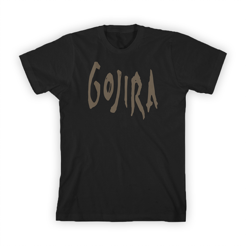 Logo T-Shirt (Black/Brown) | GOJIRA Official Store
